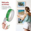 Pena obojstranná páska EMOS F6090 20 mm / 3 m, zelená