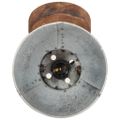 vidaXL Industriálne nástenné / stropné lampy 2 ks strieborné 20x25 cm E27