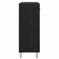 vidaXL Servírovacia skriňa Čierny dub 69,5 x 34 x 90 cm