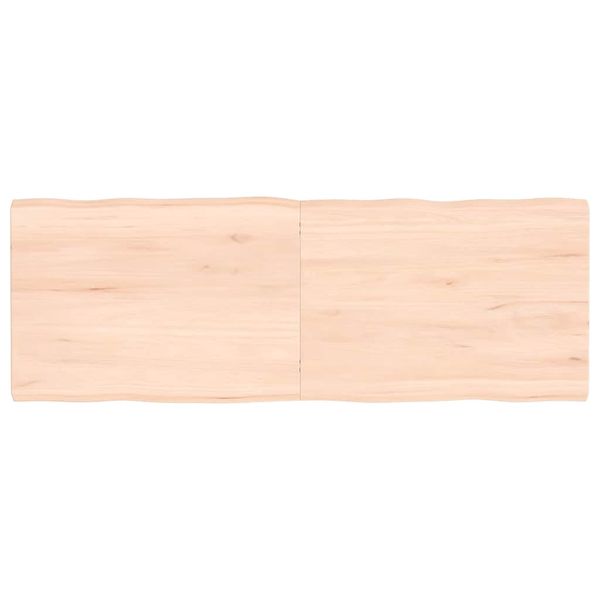 vidaXL Stolová doska 140x50x(2-4) cm neošetrený masív živé hrany