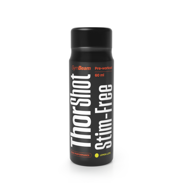 Thor Stim-free shot - GymBeam, citrón limetka, 60 ml