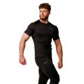 Bežecké tričko Pulse Black - GymBeam, veľkosť L, veľkosť oblečenia L
