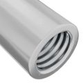 vidaXL Zámková matica 2 ks Strieborná M6 x 25 mm Oceľ