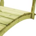vidaXL Záhradný most B kvalita 170x74x105 cm impregnovaná borovica