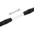 vidaXL Elektrické teleskopické nožnice na živý plot 41 cm 550 W