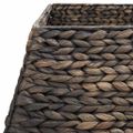 vidaXL Okrúžok na vianočný stromček Štvorcový Čierna 50 x 50 x 25 cm