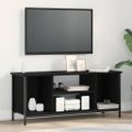vidaXL TV skrinka 102 x 35 x 45 cm Čierny dub Kompozitné drevo