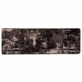 vidaXL Behúň MARSA Čierna 80 x 250 cm Polyester a PVC
