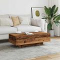 vidaXL Konferenčný stolík staré drevo 100x49,5x31 cm kompozitné drevo