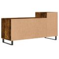 vidaXL TV skrinka dymový dub 100x35x55 cm spracované drevo