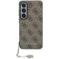 Guess puzdro 4G Classic Logo Charm MagSafe pre Samsung Galaxy S26 hnedá