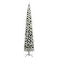vidaXL Umelý vianočný stromček Zelená 270 cm PVC, oceľ a plast