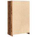vidaXL Vysoká skrinka staré drevo 60x35,5x103,5 cm kompozitné drevo