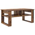 vidaXL Konferenčný stolík Staré drevo 96 x 54 x 44 cm Kompozitné drevo