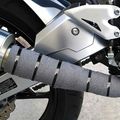 vidaXL Viazací pás na káble 25 ks 4,6 x 450 mm Čierna
