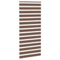 vidaXL Zebra roleta hnedá 115x200 cm šírka látky 110,9 cm polyester