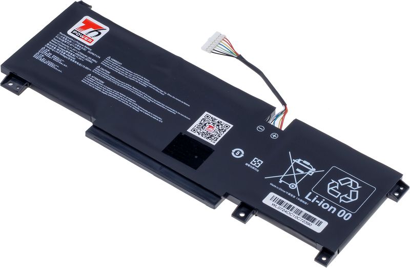 Batéria T6 Power pre MSI BTY-M492, 4700mAh, 53,5Wh, 3cell, Li-pol, white connector
