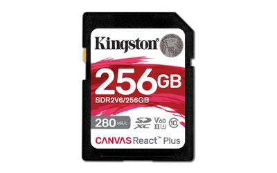 Kingston Canvas React Plus/SDXC/256GB/UHS-II U3/Class 10