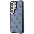 Puzdro Guess 4G Embossed Ring MagSafe pre Samsung Galaxy S26 Ultra modré