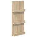vidaXL Regál na časopisy Sonoma dub 43 x 11 x 102 cm Kompozitné drevo