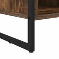 vidaXL Skriňa na topánky 60 x 35 x 44 cm Kompozitné drevo Dymová dub