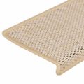 vidaXL Samolepiace nášľapy na schody sisal 15 ks 65x21x4 cm Berber