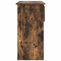 vidaXL konzolový stolík so zásuvkami dub dymový 85,5x38,5x74,5 cm
