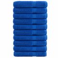 vidaXL Prémiové uteráky SOLUND 10 ks modré 100x200 cm 600 g/m2