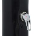 vidaXL Solárna sprcha čierna 214 cm 20 l
