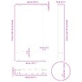 vidaXL Nohy barového stola, čierne, 2 ks, 50 x (90-91) cm, oceľové