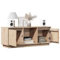 vidaXL TV skrinka 110,5x35x44 cm masívna borovica