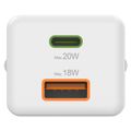 HAMA Rýchlonabíjačka, USB-C/A PD/QC 20W
