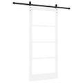 vidaXL Posuvné dvere ORKDAL Biela a čierna 93 x 202 cm