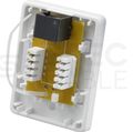 Zásuvka NEKU CAT5E UTP 1 x RJ45 na omietku biela Zásuvka NEKU CAT5E UTP 1 x RJ45 na omítku bílá
