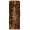 vidaXL Nástenné skrinky 2 ks dymový dub kompozitné drevo