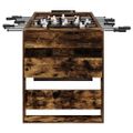 vidaXL Stolný futbal Údený Dub 146,5 x 74 x 85 cm Kompozitné drevo