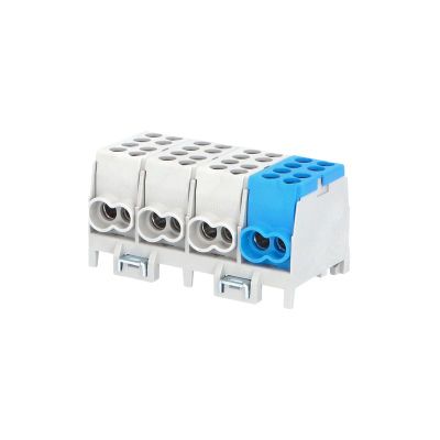 Svorkovnica rozbočovacia HLAK 25 4/8 S, 100A, 4pól., AL/CU, IP20, 3xŠ/M, na DIN /2080424