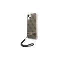 Guess puzdro na iPhone 14 Pro Max 6,7" GUOHCP14XH4STW hnedé HC PC/TPU Print 4G Cord