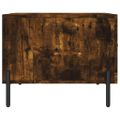 vidaXL Konferenčné stolíky 2 ks dymový dub 50x50x40cm kompozitné drevo