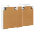 vidaXL Set kabinetov do kúpeľne 3 ks 120 x 14,5 x 70 cm