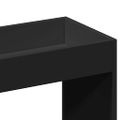 vidaXL Vysoká skrinka čierna 92x33x100 cm kompozitné drevo
