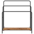 vidaXL Vešiak na oblečenie s poličkou Staré drevo 90 x 30 x 100,5 cm