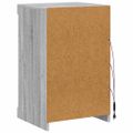 vidaXL Komoda s LED svetlami sivá sonoma 41x37x67 cm