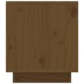 vidaXL TV skrinka medovo-hnedá 110x35x40,5 cm masívna borovica