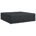 vidaXL Obal na nábytok Jednofarebný Čierna 275 x 275 x 70 cm 600D