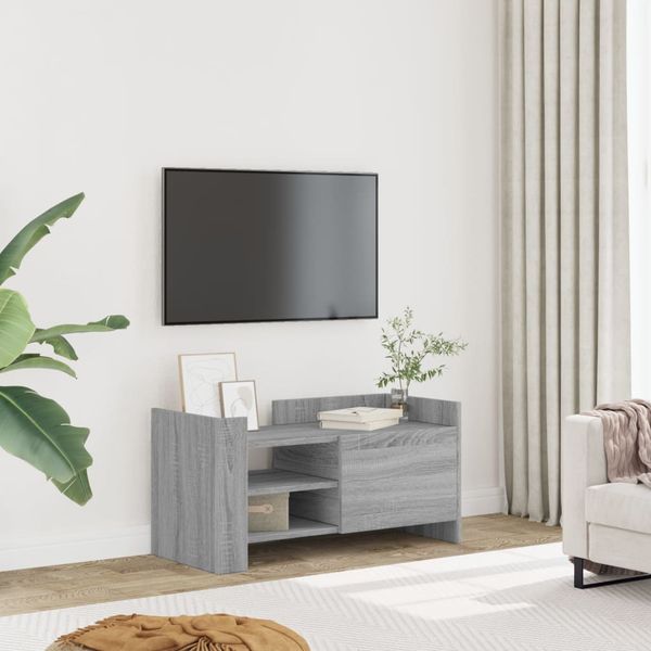vidaXL TV skrinka sivá sonoma 80x35x40 cm kompozitné drevo