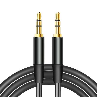 Maxlife audio kábel jack 3,5 mm - jack 3,5 mm 1 m čierny