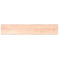 vidaXL Stolová doska 220x40x(2-4) cm neošetrený masív živé hrany