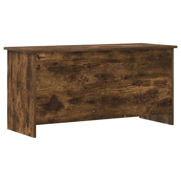 vidaXL Úložná truhlica Dymový dub 100 x 40 x 50 cm Kompozitné drevo