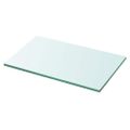 vidaXL Poličkový panel z priehľadného skla, 30x15 cm